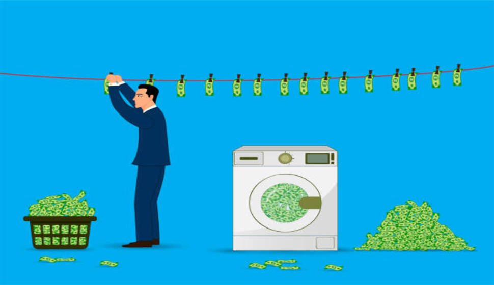 An image representing the process of tracing illicit financial flows—highlighting how money laundering operates and the importance of regulatory compliance, internal controls, and anti-money laundering (AML) training.