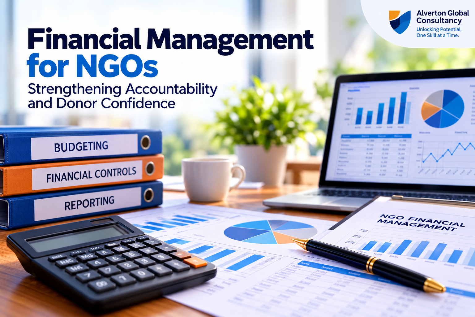 NGO financial management and budget reporting for donor accountability
